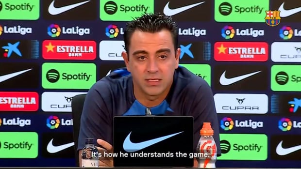 Xavi on Lewandowski